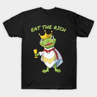 Eat The Rich Frog T-Shirt